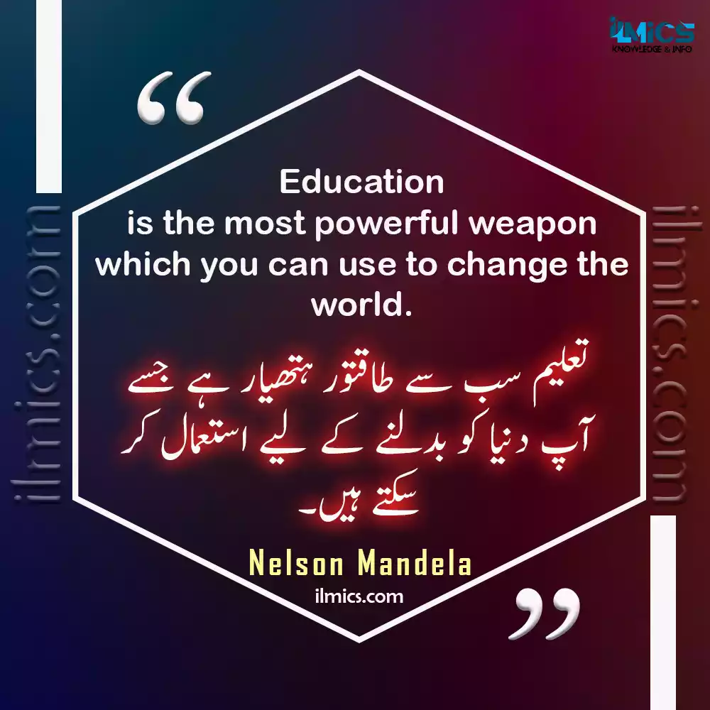 urdu quotes on education
